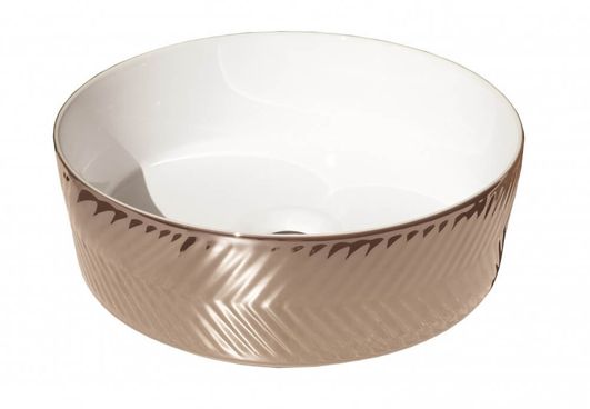 Azulejera Cerámica Cordobesa S.L. lavabos de cerámica spiga white & rose gold