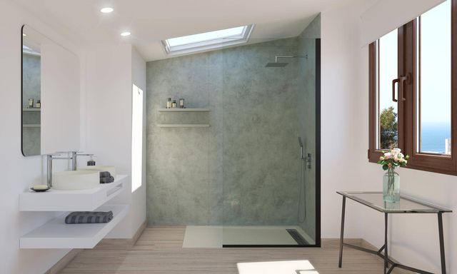 Azulejera Cerámica Cordobesa S.L. plato de ducha carga mineral LUXE para el baño