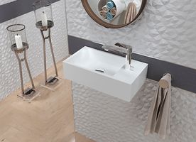 Azulejera Cerámica Cordobesa S.L. lavabo de porcelana suspendido numer v04