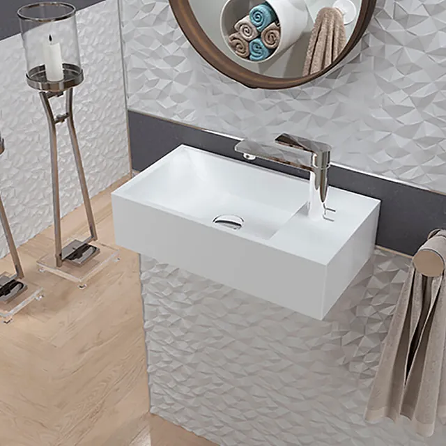 Azulejera Cerámica Cordobesa S.L. lavabo de porcelana suspendido numer v04