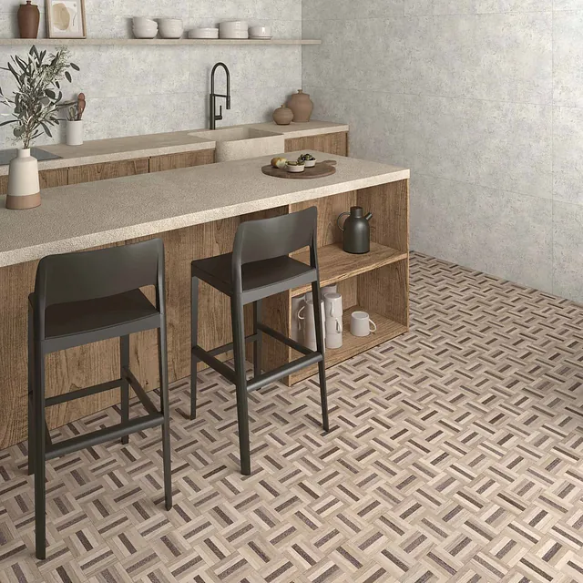 Azulejera Cerámica Cordobesa S.L. Porcelánico serie CROSSWOOD (APAVISA)