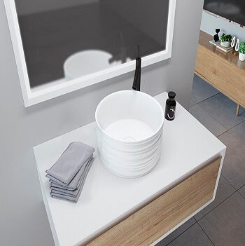 Azulejera Cerámica Cordobesa S.L. lavabo de porcelana decorativo aneto brillo
