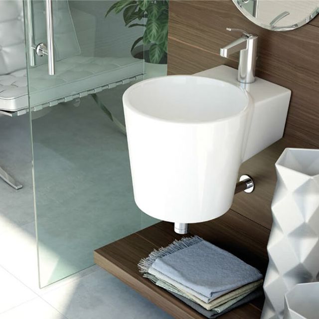 Azulejera Cerámica Cordobesa S.L. lavabo de porcelana suspendido adonia