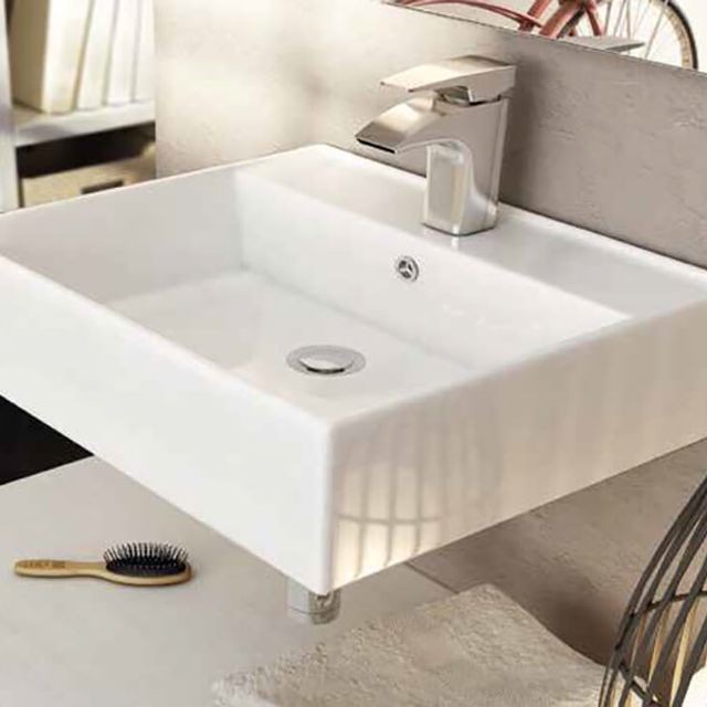 Azulejera Cerámica Cordobesa S.L. lavabo de porcelana suspendido leo