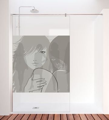 Azulejera Cerámica Cordobesa S.L. mamparas de ducha y baño con decoración imagik fashion