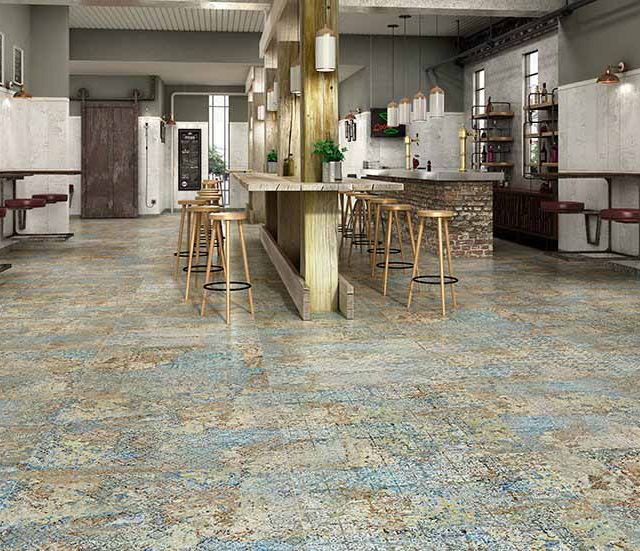 Azulejera Cerámica Cordobesa S.L. porcelánico efecto hidráulico serie carpet (aparici)