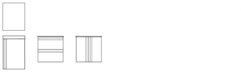 Azulejera Cerámica Cordobesa S.L. Muebles de baño serie lagos diagrama