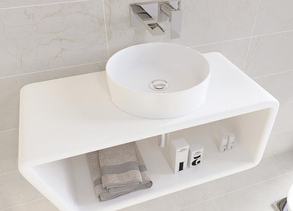 Azulejera Cerámica Cordobesa S.L. lavabo de porcelana extra fino mate osiris blanco mate