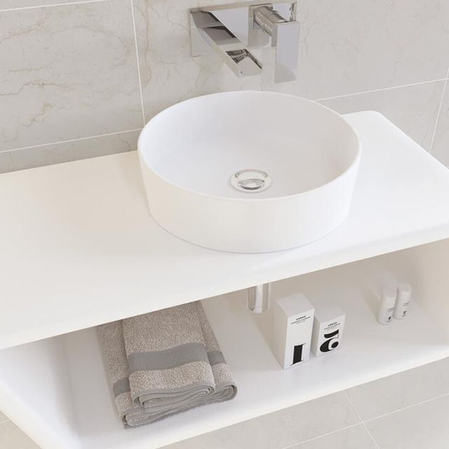 Azulejera Cerámica Cordobesa S.L. lavabo de porcelana extra fino mate osiris blanco mate