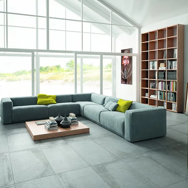 Azulejera Cerámica Cordobesa S.L. porcelánico efecto cemento serie build (aparici)