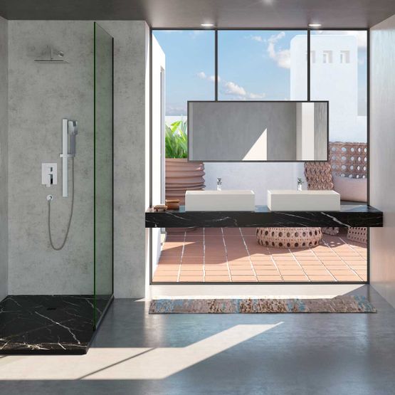 Azulejera Cerámica Cordobesa S.L. plato de ducha carga mineral CLASSIC para el baño