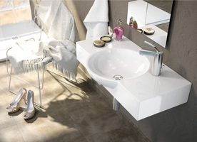 Azulejera Cerámica Cordobesa S.L. lavabo de porcelana suspendido bemus
