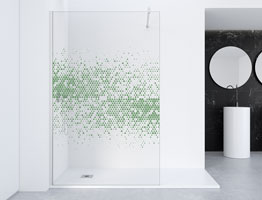 Azulejera Cerámica Cordobesa S.L. mamparas de ducha y baño con decoración imagik máxima resistencia al agua