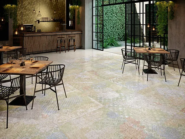 Pavimentos porcelánicos efecto TEXTIL