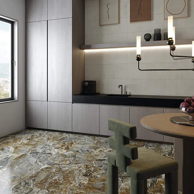 Azulejera Cerámica Cordobesa S.L. Porcelánico serie TANDEM MARBLE (VIVES)