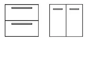 Azulejera Cerámica Cordobesa S.L. Muebles de baño serie noa diagramas