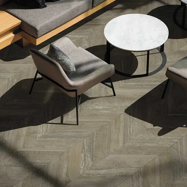Azulejera Cerámica Cordobesa S.L. Porcelánico serie CHEVRON (APARICI)
