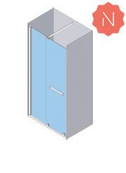 Azulejera Cerámica Cordobesa S.L. mampara de ducha y baño de hojas correderas vanity modelo VY-210