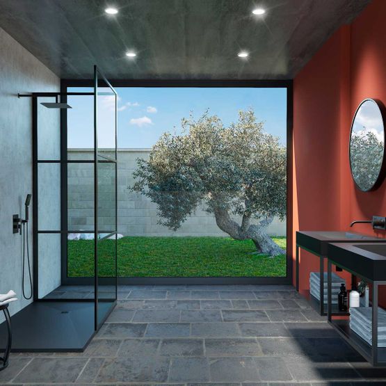 Azulejera Cerámica Cordobesa S.L. plato de ducha carga mineral CLASSIC para el baño