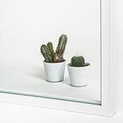 Azulejera Cerámica Cordobesa S.L. mamparas de ducha de hoja fija a medida nordic perfil blanco mate