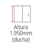 Azulejera Cerámica Cordobesa S.L. mamparas de ducha de hoja abatible y plegable a medida glam características